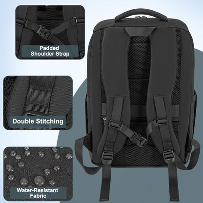 OUUTMEE Large Chef Knife Backpack, Knife Carrier Chef Utensil Case with Multiple Pockets and Slots, Knife Bags for Chefs Professional
