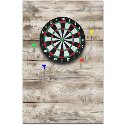 Hahafelt 36 x 24 x 0.5 Inch Felt Wood Grain Dart Board Wall Protectors Square Dart Board Backing Tiles Dartboard Backboard Cork Backboards Alternative (Light Grain)