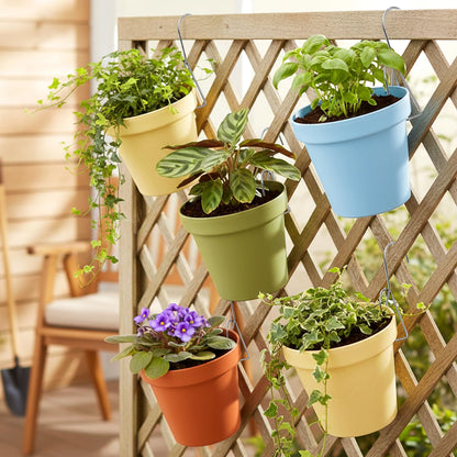 Suwimut 30 Pack Terracotta Pot Hangers, Stainless Steel Flower Pot Clips for Clay Pots, Wall and Fence Mounted Vertical Hanging Metal Plant Pots Hook for Indoor Outdoor Patio Balcony Garden Plants