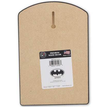 Open Road Brands DC Comics Batman Be Yourself Unless You Can Be Batman Wood Wall Decor - Fun DC Comics Wall Art for Home