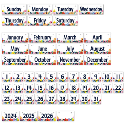 Teacher Created Resources Wildflowers Flip Calendar