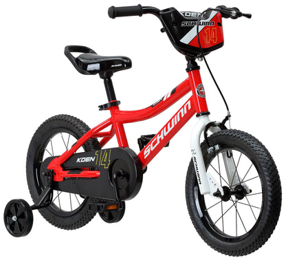 Schwinn Elm and Koen Bike or Balance Bike, 12-20 Inch Bike for Kids Ages 2-13, Black, Blue, Red, Teal, Pink or Purple, SmartStart Ergonomic Design, Adjustable Seat Grows with Child, Training Bicycle