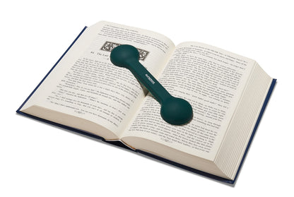 Bookmark/Weight-Page Holder-Holds Books Open and in Place-Green-by Superior Essentials