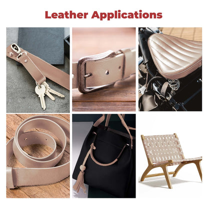 ELW Leather Blank Belt | 5-6 Oz. (2-2.4mm) Thickness | Size: 1-1/2"x60" (3.81x152cm) | Cowhide Vegetable Tanned | Full Grain Strip, Strap | Ideal for DIY Belts for Tooling, Crafting, Stamping, Dyeing