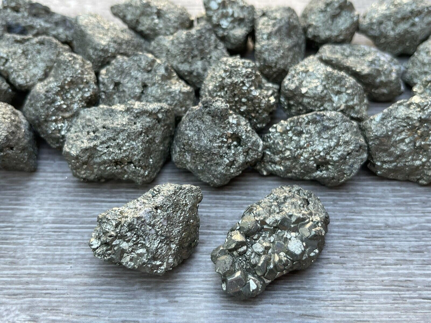 GAF TREASURES Wholesale Raw Pyrite Crystals, Natural Pyrite Stone, Natural Rough Pyrite Crystals, Pyrite Rough, Pyrite Healing Crystals (Pyrite, 1 Pound)