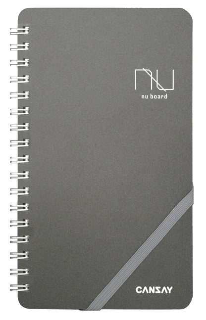 nu board Memo Size (4 x 7 inch) USA Edition NASHN4US08 Whiteboard Notebook - Dry Erase Notebook - Dry Erase Notepad - Dry Erase Board Mini Size - Reusable Notebook - Dry erase marker is not attached.