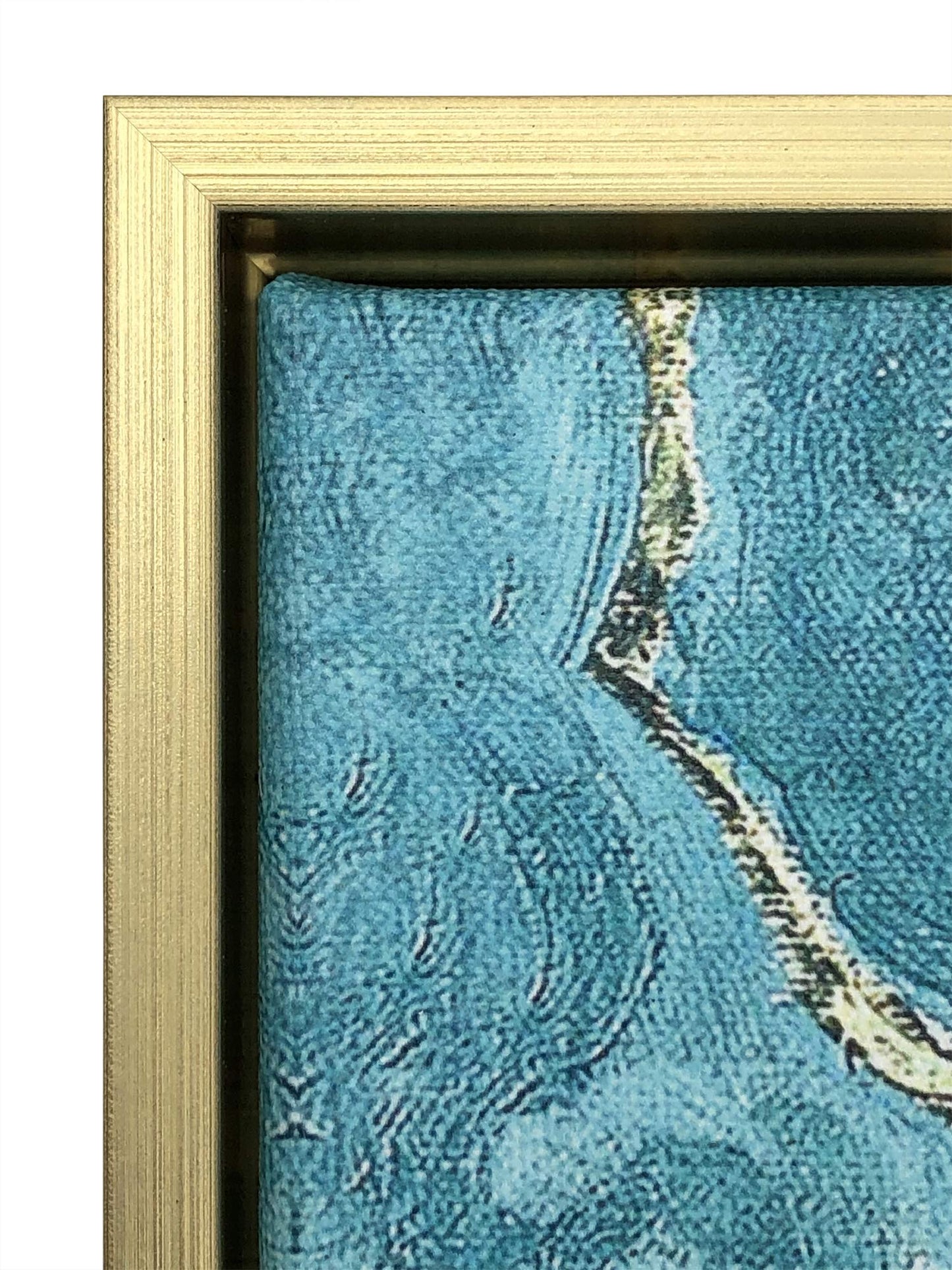 Wieco Art Framed Wall Art Canvas Prints of Almond Blossom by Vincent Van Gogh Paintings Reproduction Abstract Artwork for Wall Decor Golden Frame