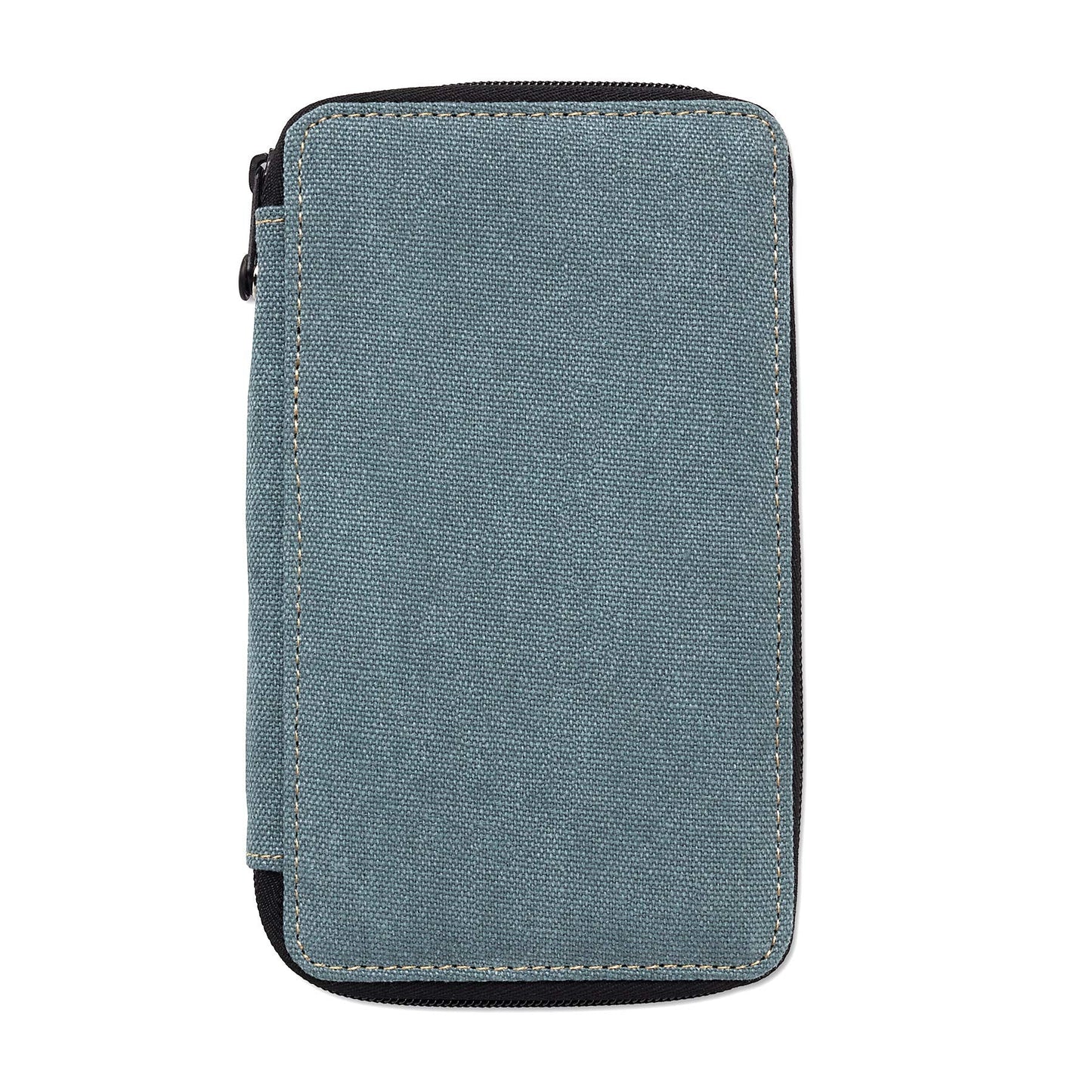 Speedball Art Products 258240 24 Pencil Storage Canvas Pencil Case, Steel Blue