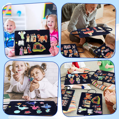 Windkream 12 Set Felt Board Stories Pieces Set Felt Animals Bible Fairy Tales for Preschool Animals Figures Flannel Board Stories for Toddlers Preschool Kindergarten Storytelling(Bible)