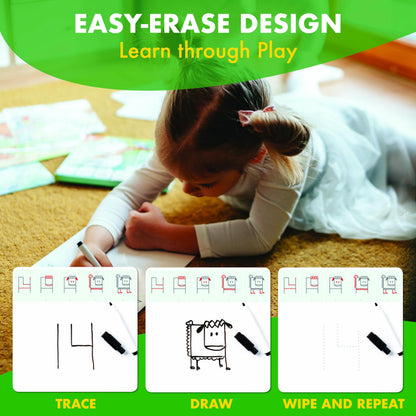 MD CREATIVE Learning Activity - Drawing with Numbers Educational Game, Perfect for Kids, Preschoolers Who Love Toys, Art and Craft Activities, Gifts for Girls and Boys Ages 3, 4, 5, 6