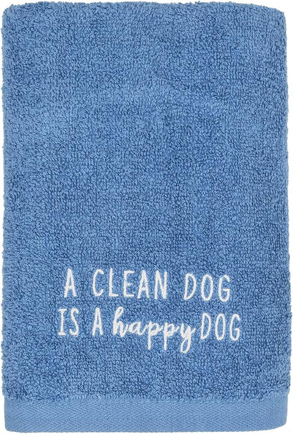 DAN RIVER Dog Towel - Pack of 1, 100% Cotton, 20x40, Ultra Soft 450 GSM, Super Absorbent & Quick Drying Towel for Dogs, Cats, and Other Pets, Riviera.