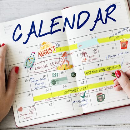 Happy Holiday Seasonal Planner Sticker Pack - 500+ Cute Stickers for Daily Planners - Monthly Events, Halloween, Calendars, Journal, Female Emprovement, Teachets, +6 Water Bottle Sticker Pack
