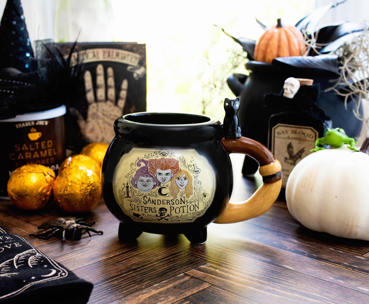 Silver Buffalo Hocus Pocus Sisters Potion Label Boxed Ceramic 3D Sculpted Mug, 20 Ounces
