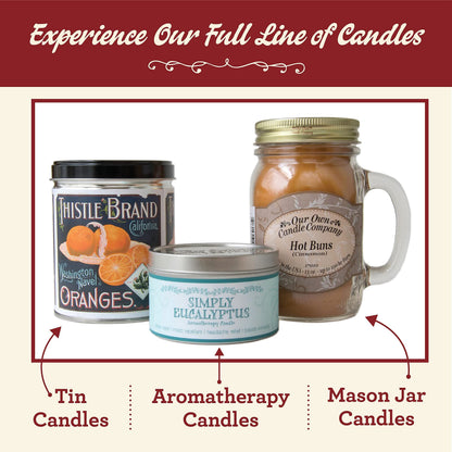 Our Own Candle Company, Snickerdoodle Scented Mason Jar Candle, 100 Hour Burn Time, 13 Ounces