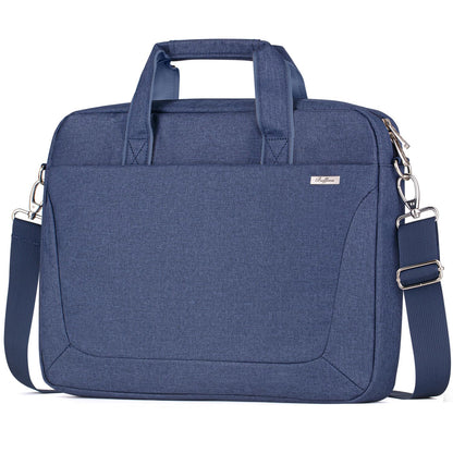 BAFFINA Laptop Shoulder Bag 15.6 16 Inch Business Gifts for Men Women,Laptop Briefcase for 14“ 15” 16“ MacBook/Notebook Hp Dell Asus,Waterproof Computer Carrying Case Messenger Bag with Strap,Blue
