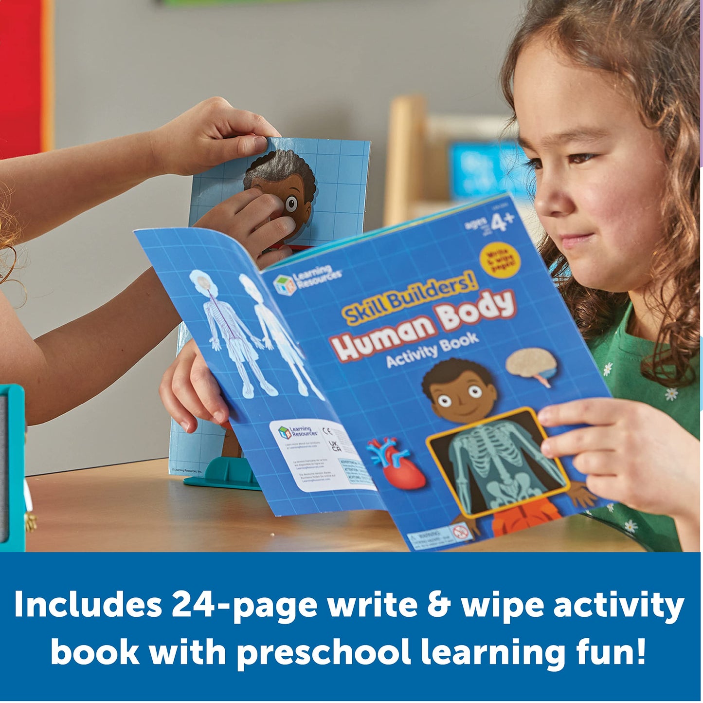 Learning Resources Skill Builders! Human Body Activity Set - Anatomy and Science Classroom Must Haves, STEM Study Tools, Back to School Kits, Homeschool Gifts for Students