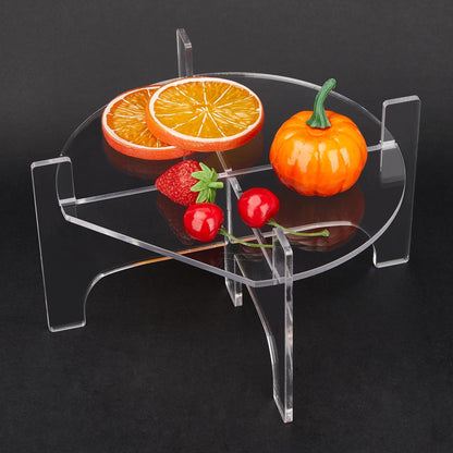 Omoojee Drink Dispenser Stand Acrylic Fit Max 7.87 Inch Diameter of Water Dispenser, Glass Jar, For Home, Party, and Catering Beverage