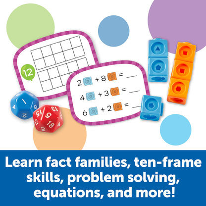 Learning Resources Skill Builders! First Grade Addition and Subtraction - Math Manipulatives, Number Recognition Skills, Classroom Must Haves, Teaching Materials, Back to School Essentials
