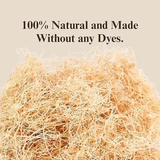 The Habitat Life - Natural Fine Cut Excelsior - for Birds, Hamsters, Gerbils, Rats & Other Small Mammals - Soft & Absorbent - Wood Fiber - Dye-Free & Safe - Small - 2 Pack
