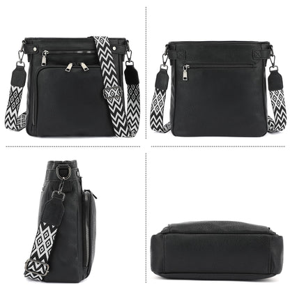 TANTOMI Crossbody Bags for Women Purses for Women Trendy Leather Shoulder Handbags Travel Purse with 6 Card Slots
