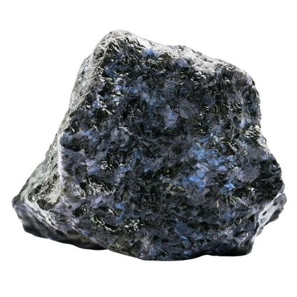 Amazing Gemstone 2 Pieces Indigo Gabbro Raw Crystals and Healing Stones, Natural Rocks for Tumbling and DIY Raw Stones and Crystals