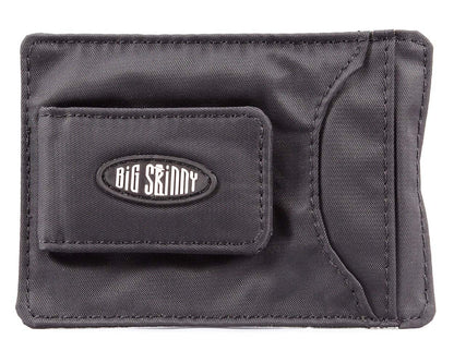 Big Skinny Men's Magnetic Money Clip Slim Wallet, Holds Up to 12 Cards, Black