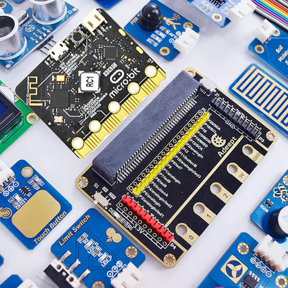 Adeept Sensor Starter Kit for BBC Micro:bit (V2 Included) | Programmable Starter Kit for Micro:bit with 35 Projects PDF Tutorial Book