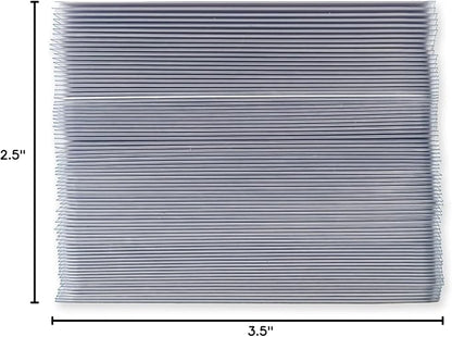 Vault X Exact Fit Sleeves (500 Pack) Perfect Inner Sleeves for Trading Cards, Clear