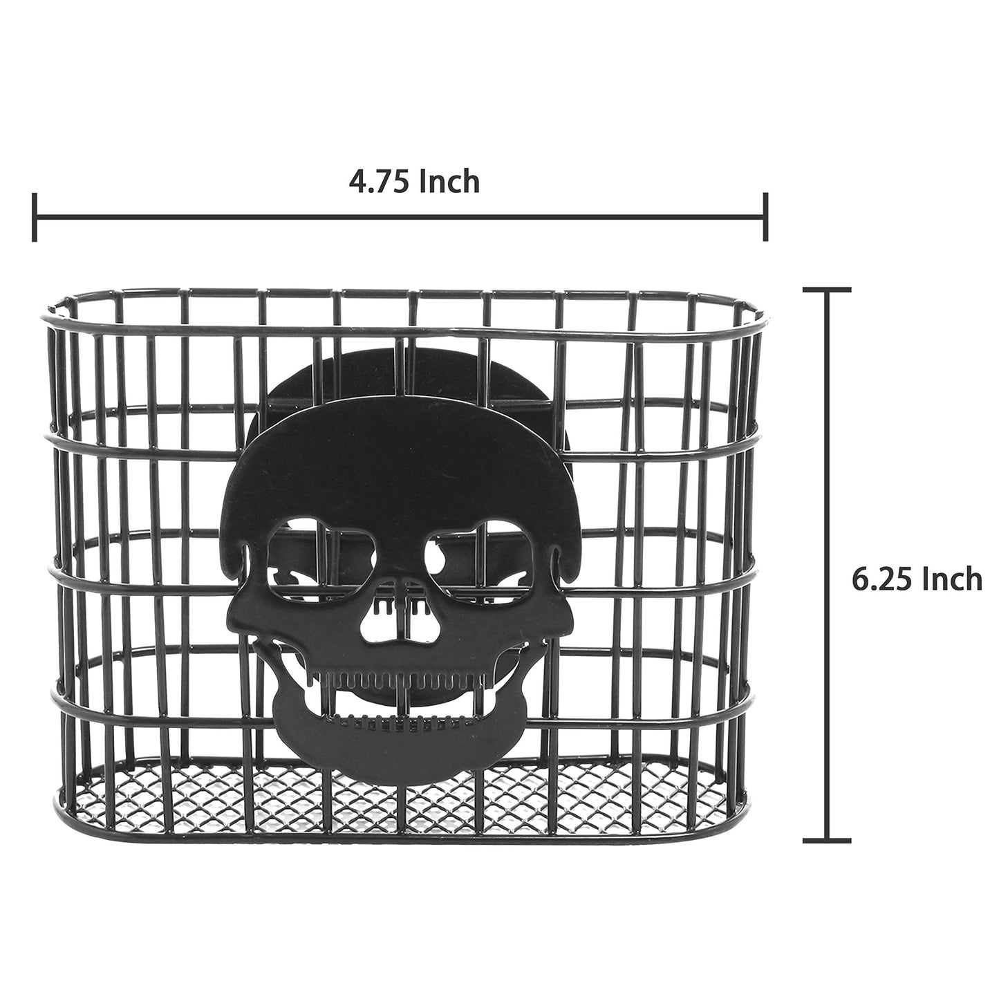 MyGift Modern Brass Tone Metal Wire Commercial Wall Mounted or Tabletop Paper Folded Towel Holder Dispenser Rack (Halloween)