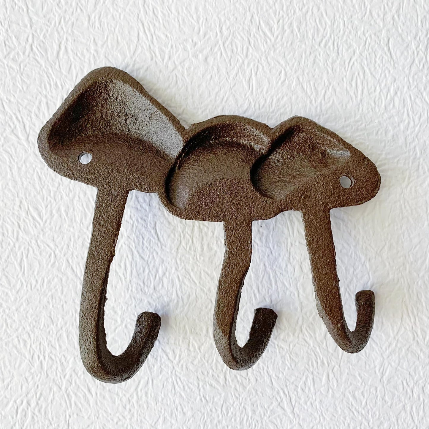 Zorues Rustic Mushroom-Shaped Decorative Wall Hook Rack Hangers for Hanging Clothes, Coats, Towels, Keys, and Hats, 1 Pack Antique Cast Iron Mounted Wall Hooks