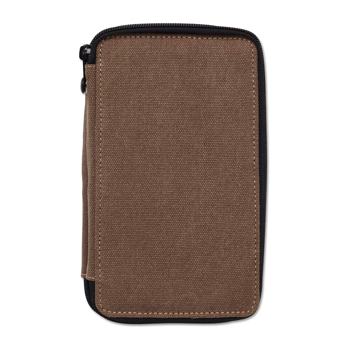 Speedball Art Products 252480 48 Pencil Storage Canvas Pencil Case, Chocolate