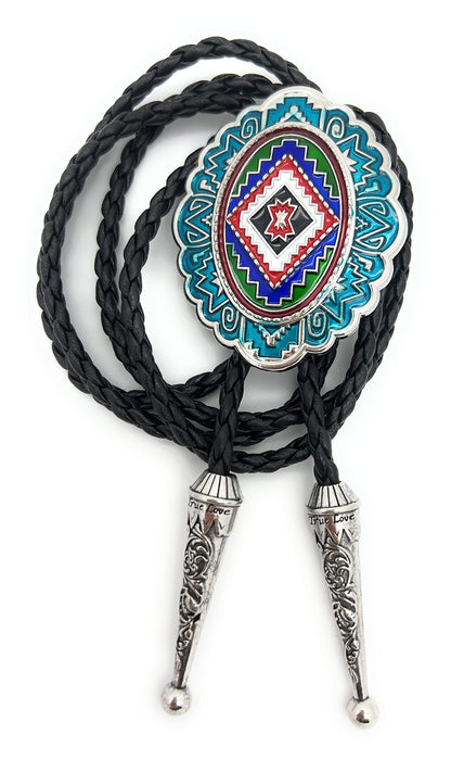 Juyovge Western Bolo Ties Handmade Cowboy Southwest Totem Element Bola Neckties For Men,Women