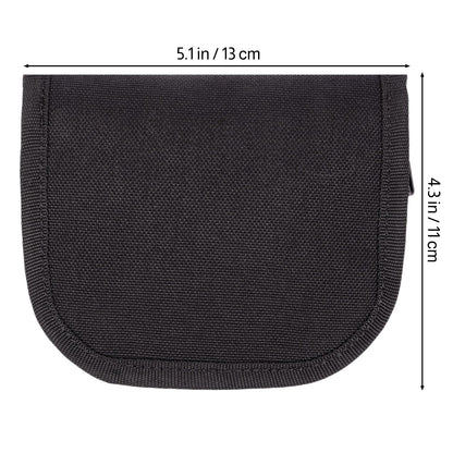 Military Sewing Kit, Army Survival Sewing Kit with Buttons for Men, Women, Small Repair Sewing Tools with Zipper in Nylon Case for Adults Basic for Home, Outdoor, Tactical EDC Sew Kit (Black, 1 Pack)