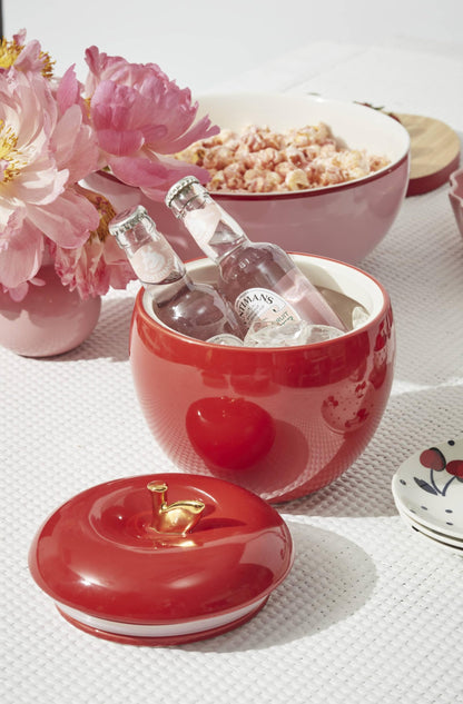 Kate Spade New York Knock On Wood Apple Cookie Jar, one size, Red