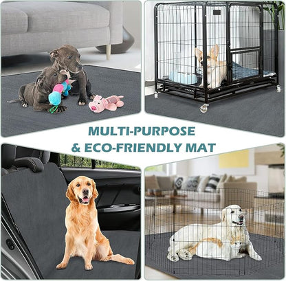 INVENHO Washable Pee Pads for Dogs 60"x48" Reusable Dog Pads Large Upgrade Non-Slip Dog Pee Pads Heavy Absorbency Puppy Pee Pads Quick Dry Whelping Pads/Waterproof Puppy Training Pad