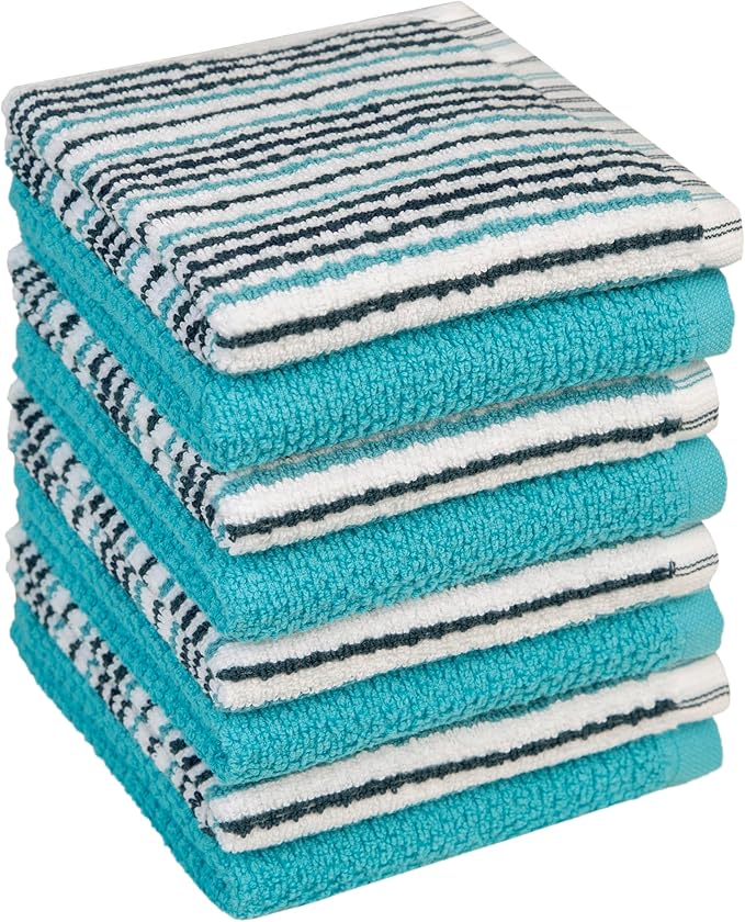 Bumble Premium Dish Cloths Towel 12"x12" | 100% Natural Ring Spun Cotton Tea