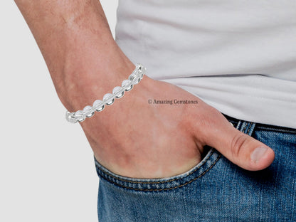 Amazing Gemstone Crystal Bracelet for Women Men's Gifts - Protection Healing Crystal Bracelet - 8mm Gemstone Beaded Stretchable Bracelet Pulseras Para Hombres Mujer Stocking Stuffers Mothers Day Gift (Clear Quartz)