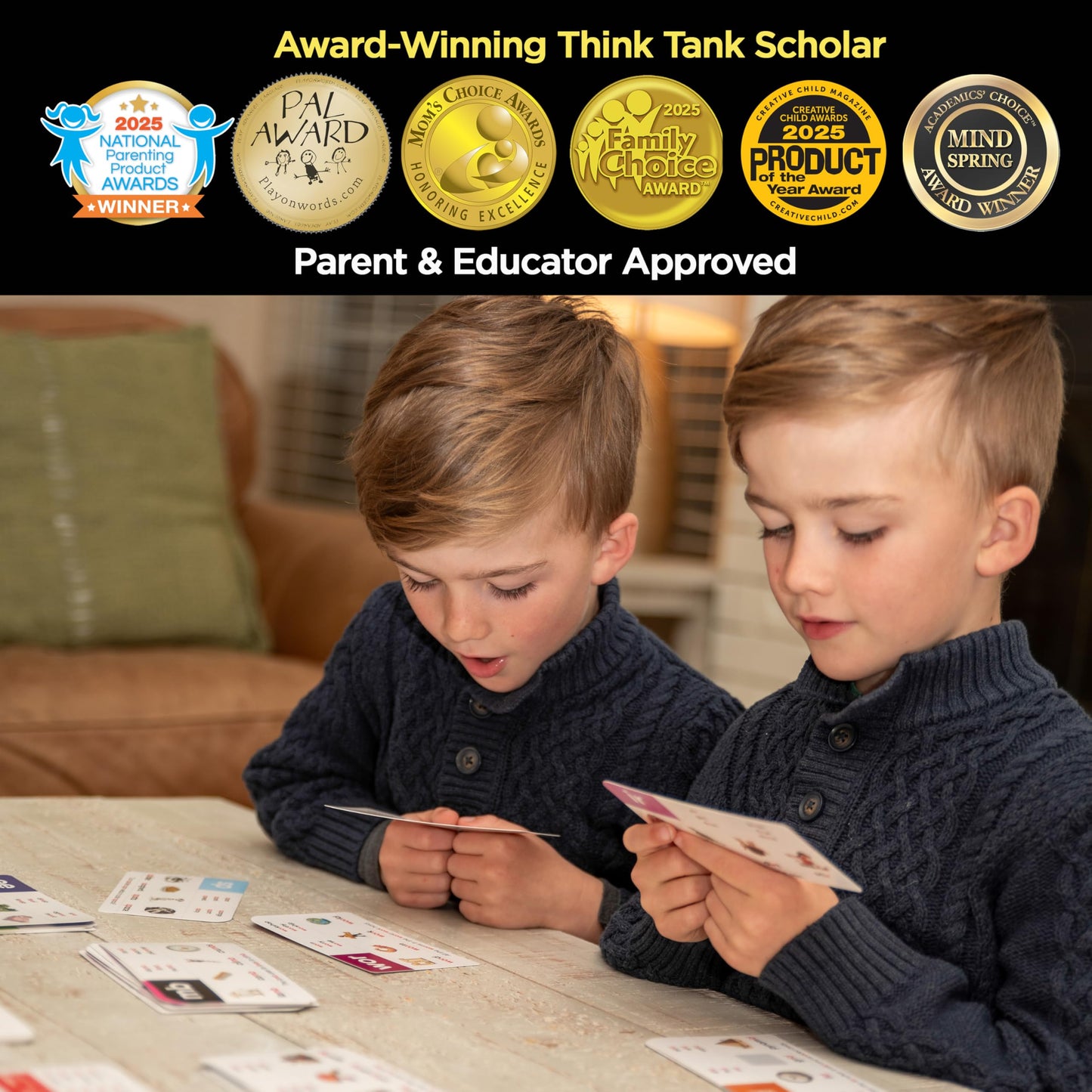 Award-Winning Phonics & Vocabulary Flash Cards (1000+ Words w/Prefixes, Suffixes & CVC) incl. Games & Visual Aids for Ages 4-8, Pre-K to 3rd Grade