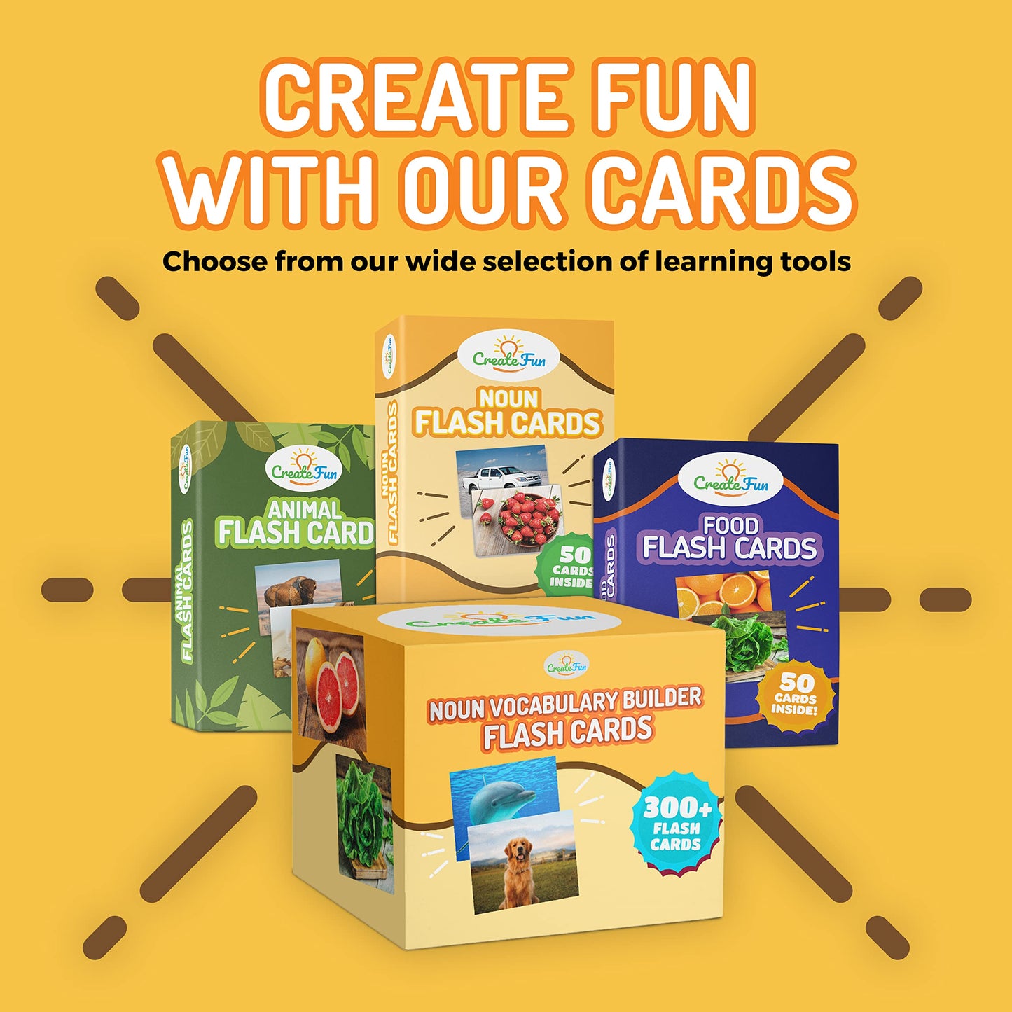 50 Noun Flash Cards, Fun Vocabulary Builder Educational Learning Photo Cards for Kids, Homeschool, Adults, Seniors, Speech Therapy, ESL, Autism, Dementia, Aphasia, SLP, ABA, and Occupational Therapy