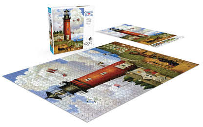 Buffalo Games - Charles Wysocki - Daddy's Coming Home - 1000 Piece Jigsaw Puzzle for Adults - Challenging Puzzle Perfect for Game Nights
