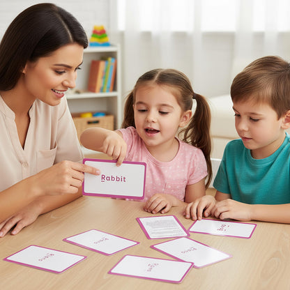 BAZIC Products Alphabet Flash Cards, with Picture ABCs Letters Uppercase Lowercase Flashcards (36/Pack), 72-Packs