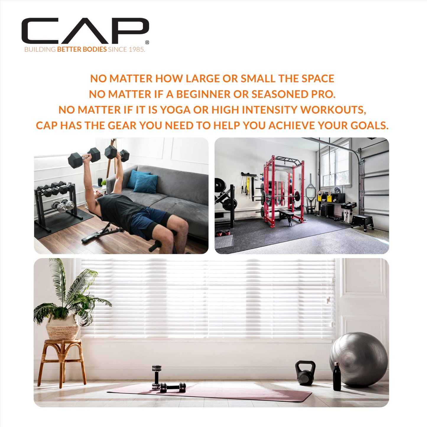 CAP Barbell Multi-Purpose Adjustable Utility Strength Training Weight Bench | Multiple Options