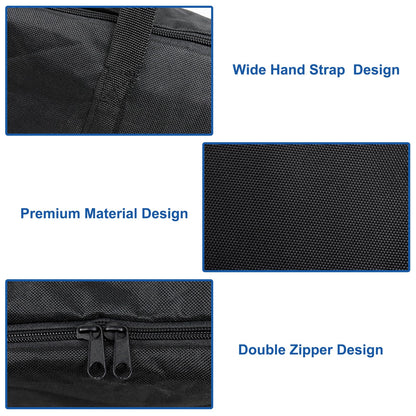 BBQ Tool Storage Bag, Heavy Duty Tools Bag, 600D Oxford Cloth, Outdoor Grill Accessories Bag for Camping Picnic Trip (22X5X8Inch)