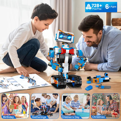 anysun STEM Robot Building Kit for Kids 8-12, App & Remote Control Robot Toys, Birthday Gift for Kids 6 7 8 9 10 11 12+ Years Boys and Girls
