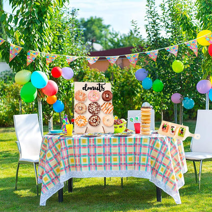 6 Pack Donut Stand Set with 2 Donut Walls, 2 Holders and 2 Boards