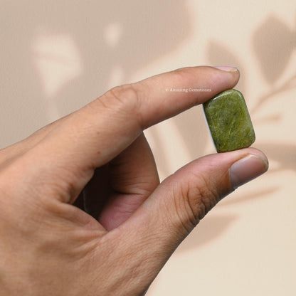 Amazing Gemstone Vesuvianite Crystals and Healing Stones Tumbled - 1 Oz Vesuvianite Stone Gem Stones, Natural Healing Stones for Energy Balance, Stress Relief - Polished Gems Rocks