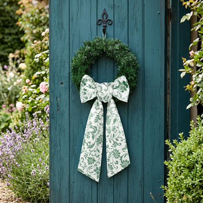 Wreath Sash for Front Door, Set of 2 Door Hangers, Decorative Home Accents for Seasonal Display, Crafted from Durable Materials for Long-Lasting Use