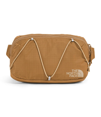 THE NORTH FACE Terra Lumbar Hiking Hip Pack - 1 Liter Storage Belt Bag, Water Repellent Finish, Adjustable Strap, Utility Brown/Khaki Stone, One Size