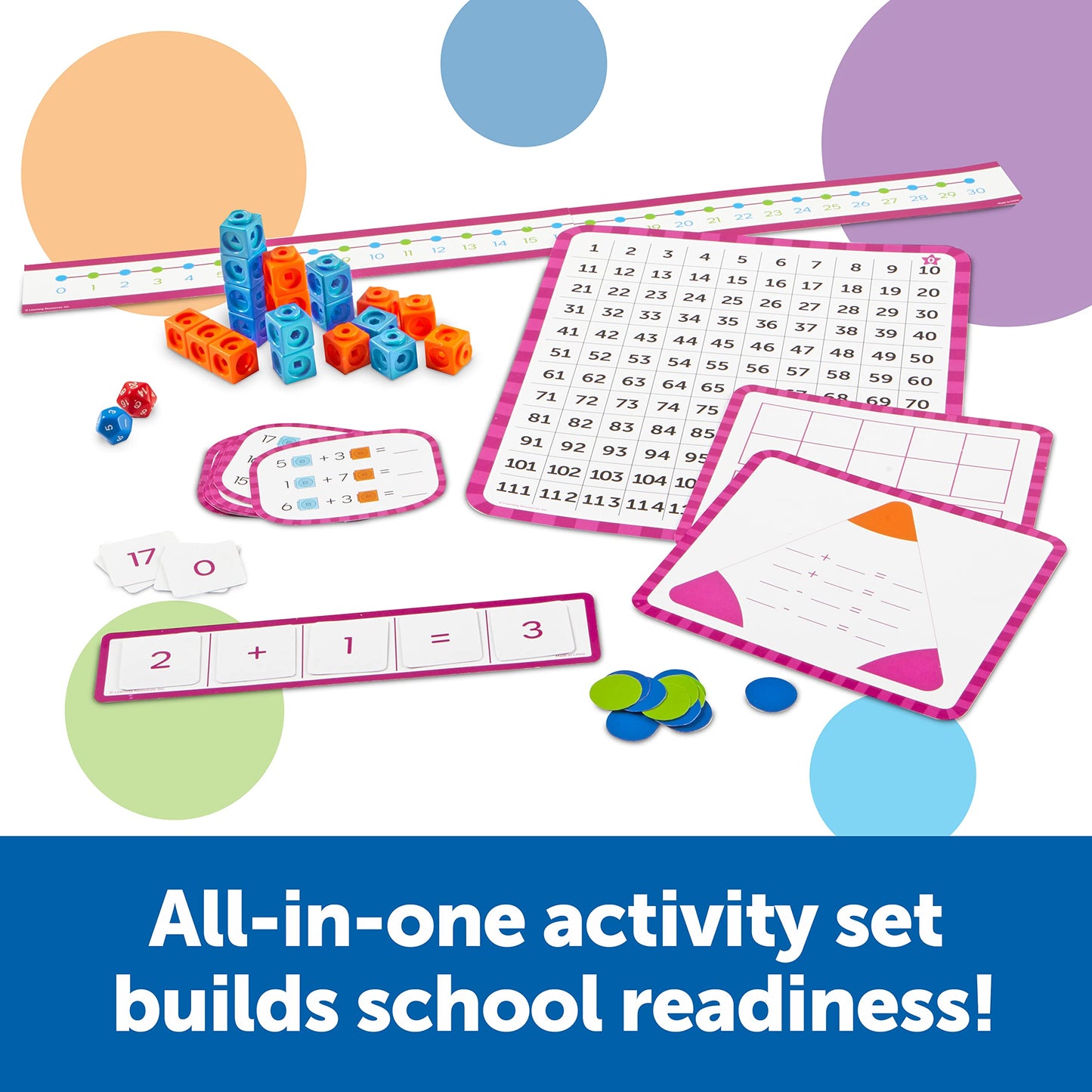 Learning Resources Skill Builders! First Grade Addition and Subtraction - Math Manipulatives, Number Recognition Skills, Classroom Must Haves, Teaching Materials, Back to School Essentials
