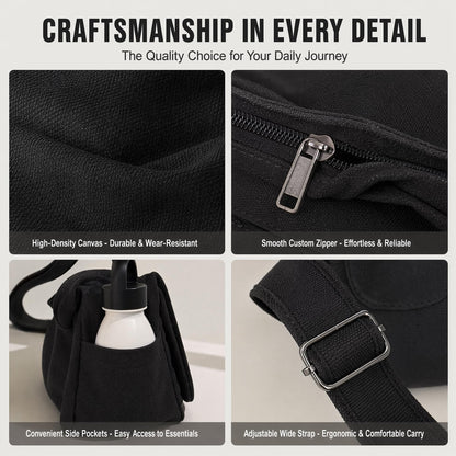 Messenger Bag Satchel Bags for Men Women Canvas Crossbody Shoulder Side Sling Bag